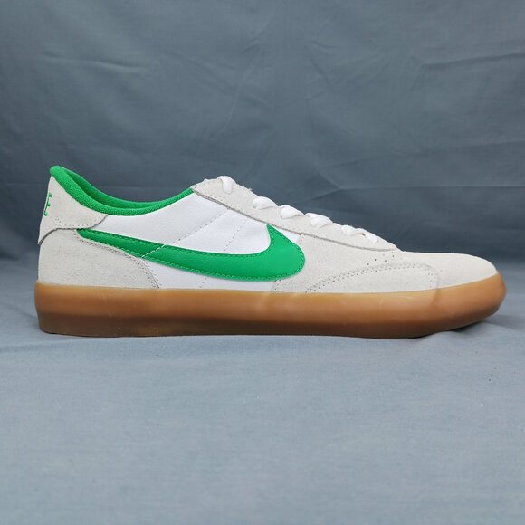Nike SB Heritage Vulc Mens Sneakers CD5010 101 White Green Size 10-14 NO BOX TOP - Picture 7 of 9